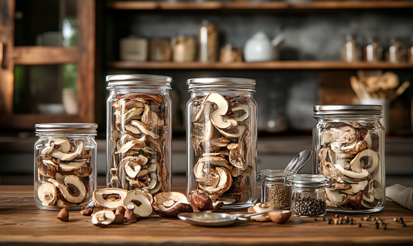 Wie werden getrocknete Fliegenpilze richtig gelagert?